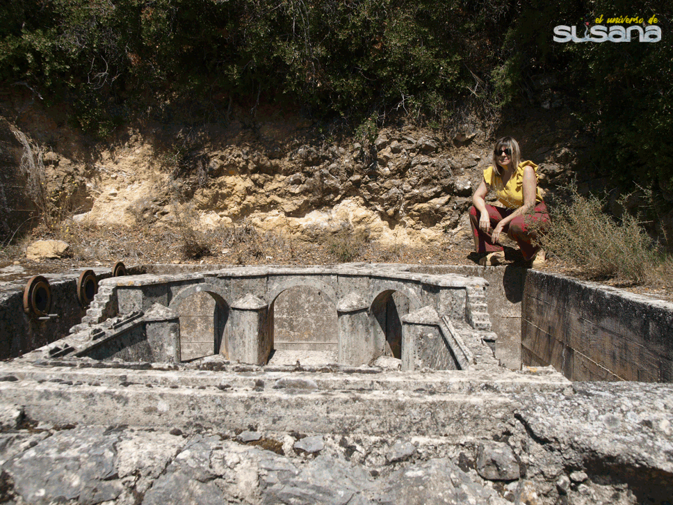 Maqueta de la presa de Alloz